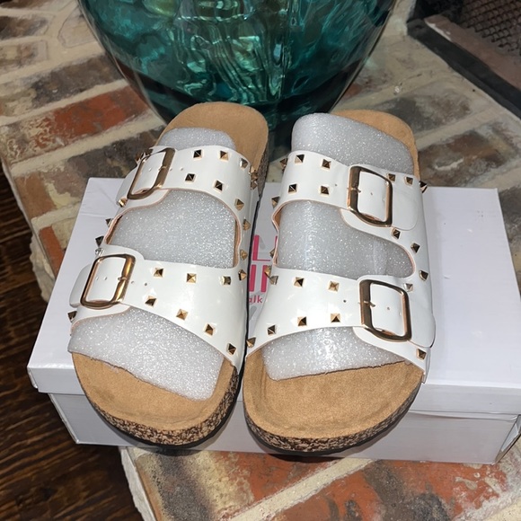 Olivia Miller Shoes - *CCO Final Drop* Olivia miller white Studded sandals